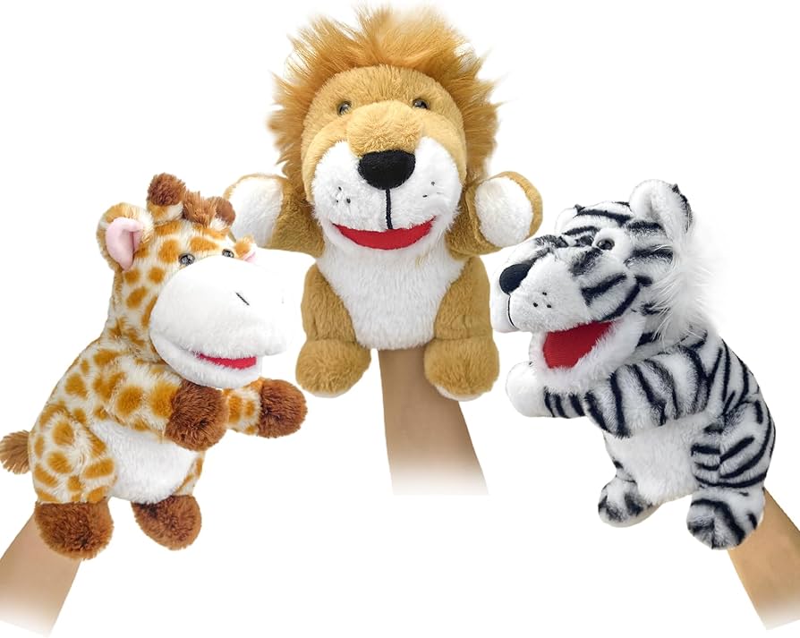 Amazon.co.jp: JUSTQUNSEEN ハンドパペット アニマルパペット 6個 10