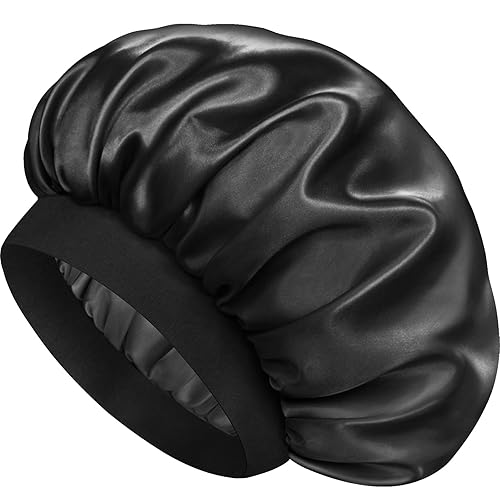 Doitory Satin Silk Bonnet for Sleeping, Double Layer Silk Sleep