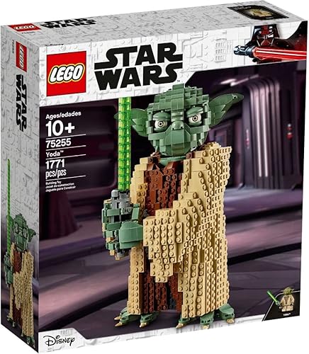 Lego 75255 Star Wars Yoda, Set de construcción para niños +10 años con Espada Láser, Modelo Coleccionable