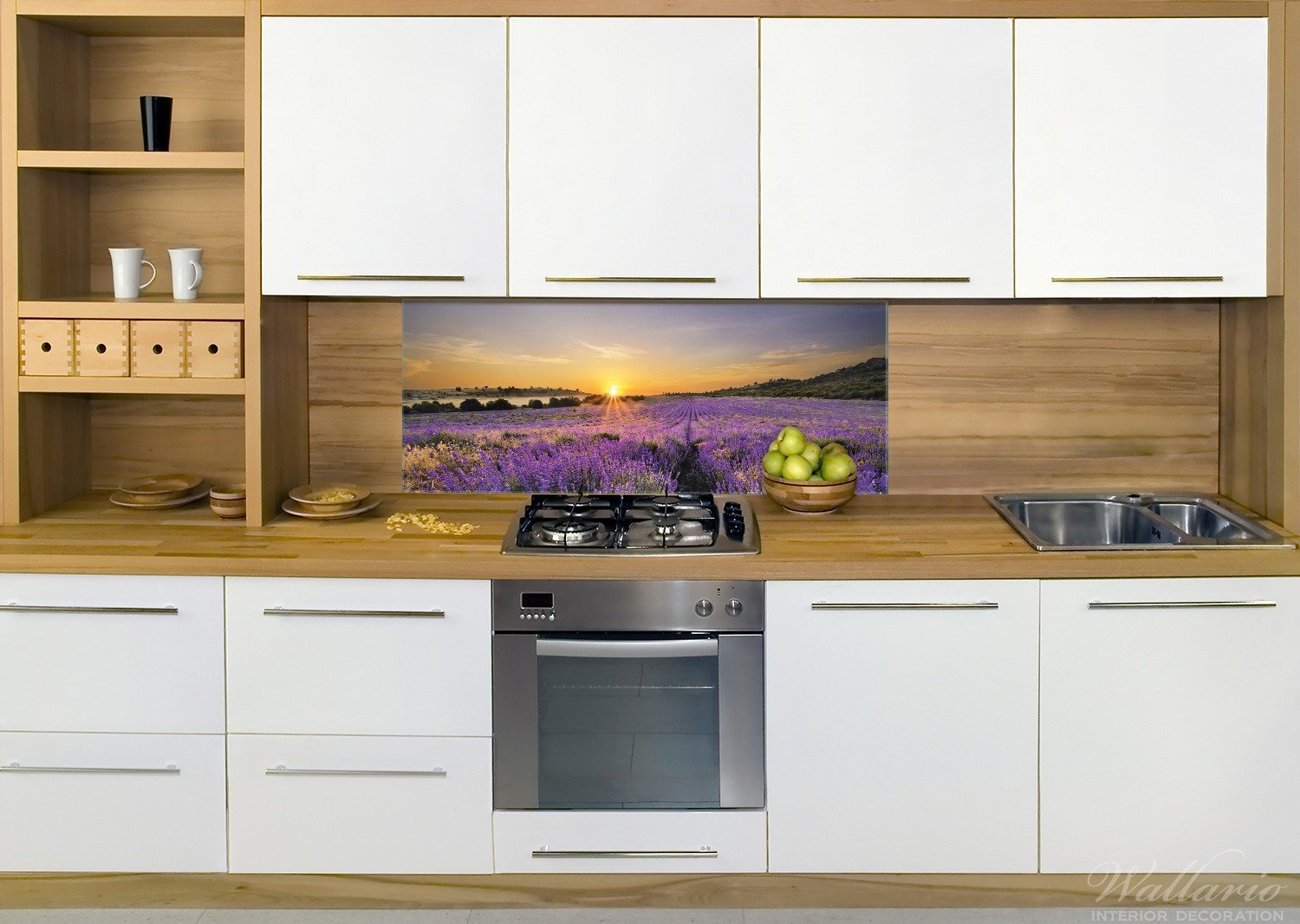 Küchenrückwand Aus ESG-Glas 125x50 Cm – Motiv „Ein Platz In Der Südsee“, Pflegeleicht & Abwischbar