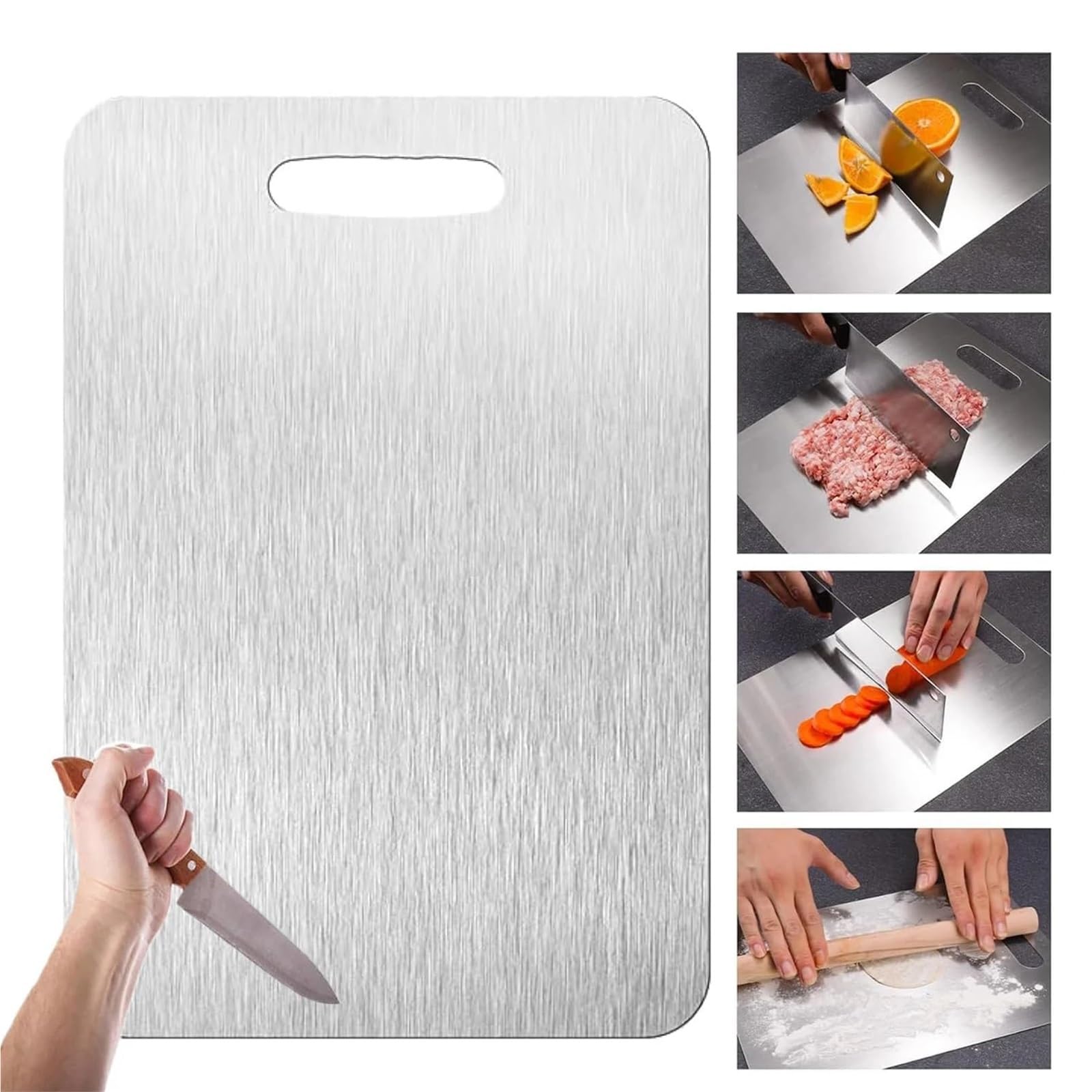 Tagliere Acciaio Inox Pasta for impastare inossidabile addensata