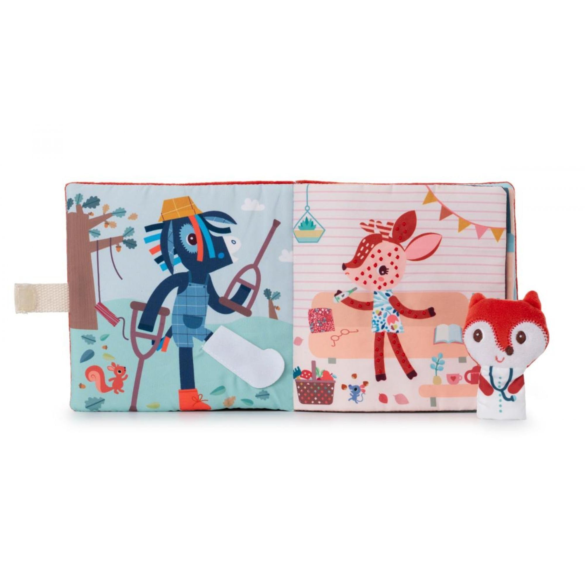 LILLIPUTIENS - Libro de Actividades Alice Doctora - Libro Interactivo para niños con Espacios Personalizables - Juguete de estimulación - Estimula la imaginación - Desde 12 Meses - 83534