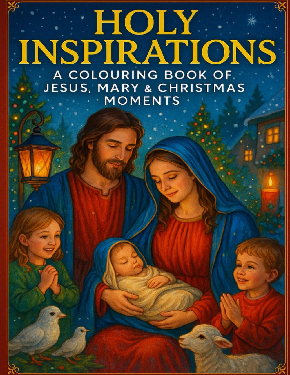 Holy Inspirations: A Colouring Book of Jesus, Mary & Christmas Moments