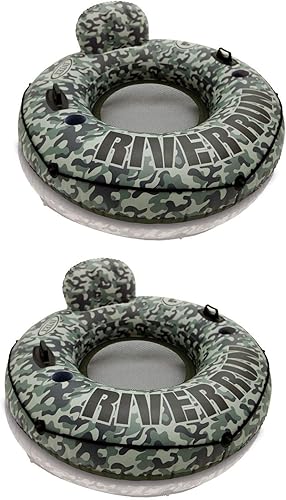 Intex Camo River Run I - Balsa flotante inflable (2 unidades) 58835EP