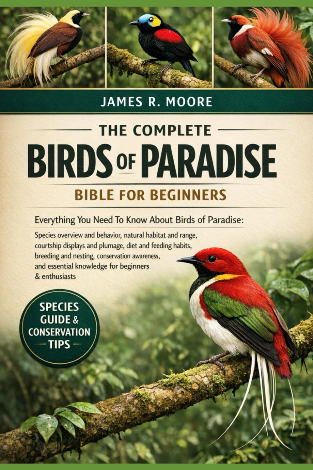 THE COMPLETE BIRDS OF PARADISE BIBLE FOR BEGINNERS: Everything You Need To Know About Birds of Paradise: Species overview....breeding and nesting, ... knowledge for beginners & enthusiasts
