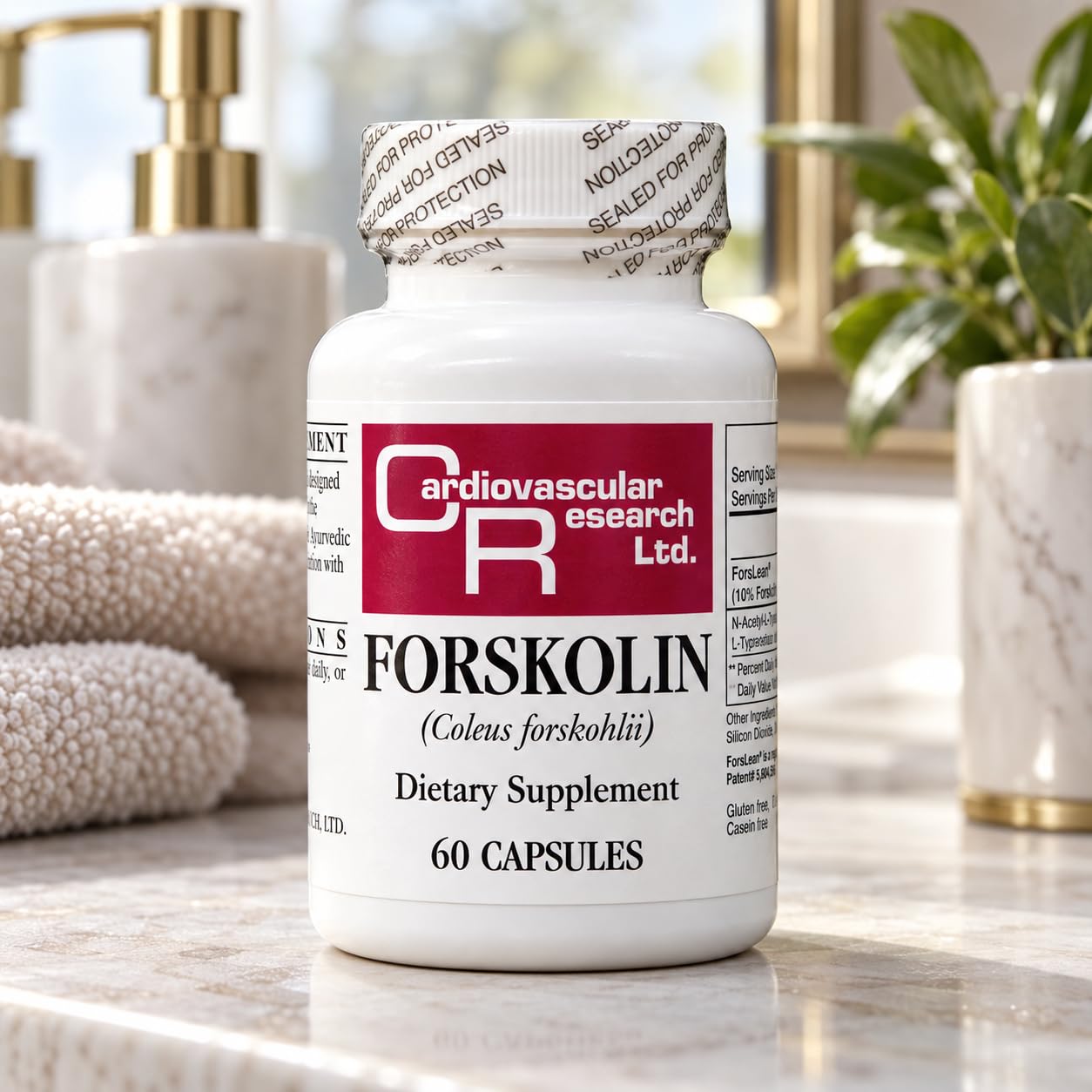 Cardiovascular Research Forskolin, White, 60 Count — Amazon image 6