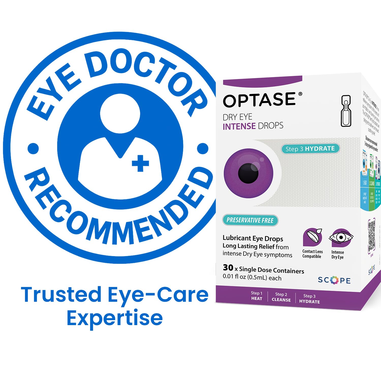 Optase® Dry Eye Intense Drops, 30 Single Dose Vials — Amazon image 7