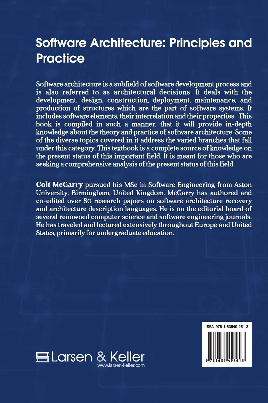 Software Architecture: Principles and Practice