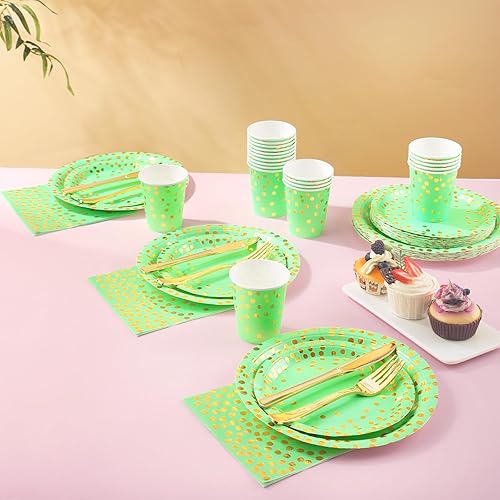 Miniatura 53 de Decoraciones de fiesta azules y plateadas, 168 platos azules y servilletas, suministros de fiesta, platos de cumpleaños azul marino para 24