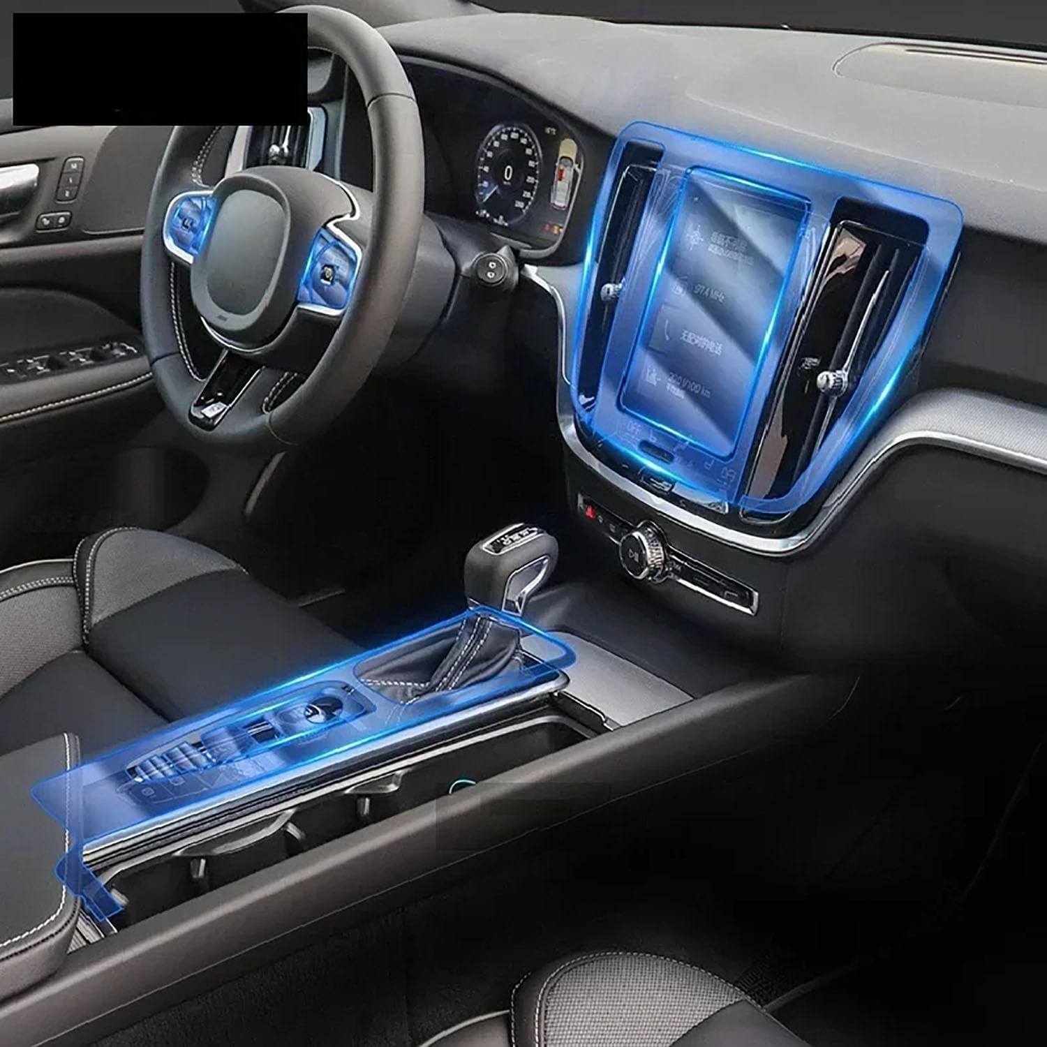 Film protecteur de TPU intérieur automobile pour Volvo XC60 voyagez sans traces