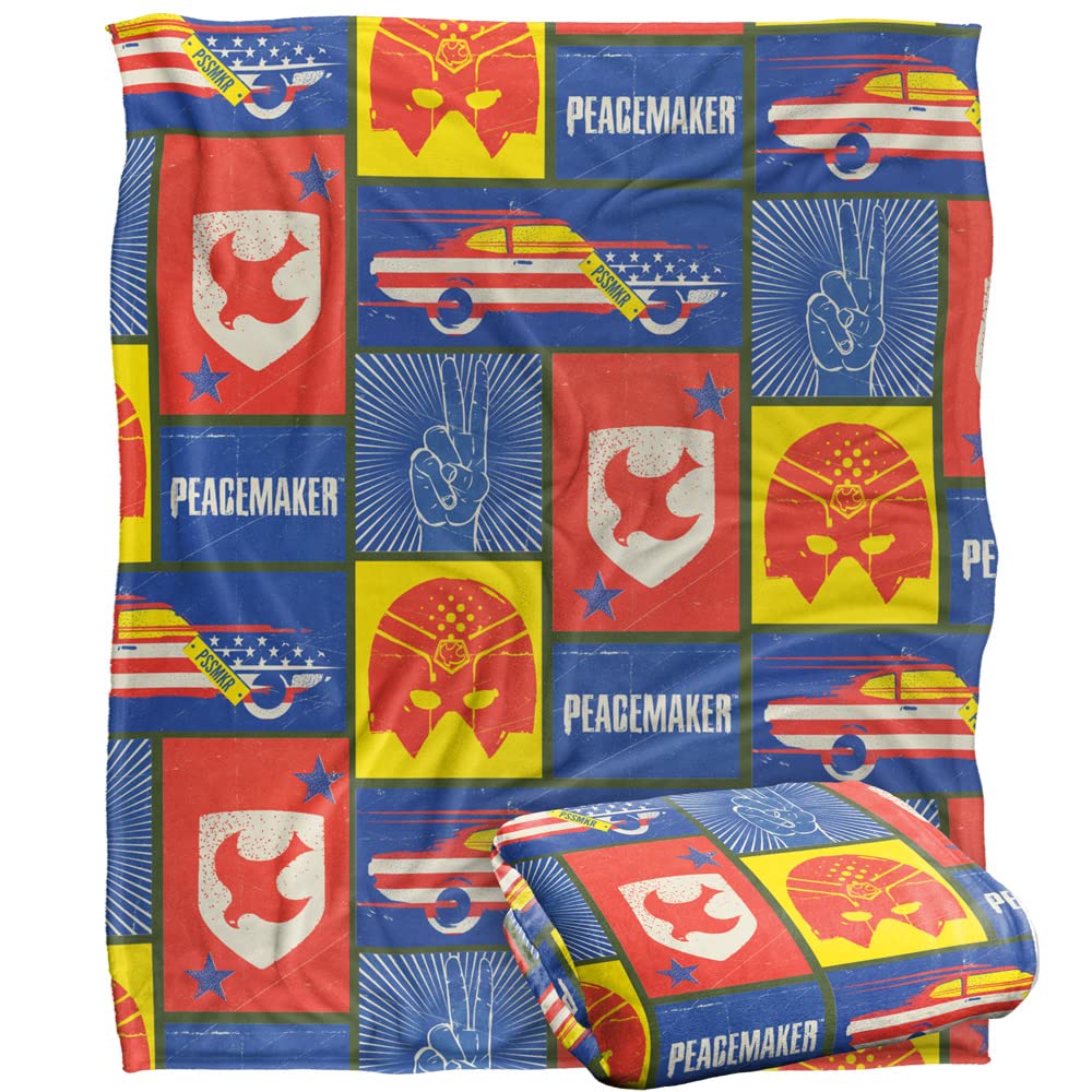 PEACEMAKER Blanket, 152 x 127 cm Sign Shield Helmet & Car Silky Touch Super Soft Throw Blanket