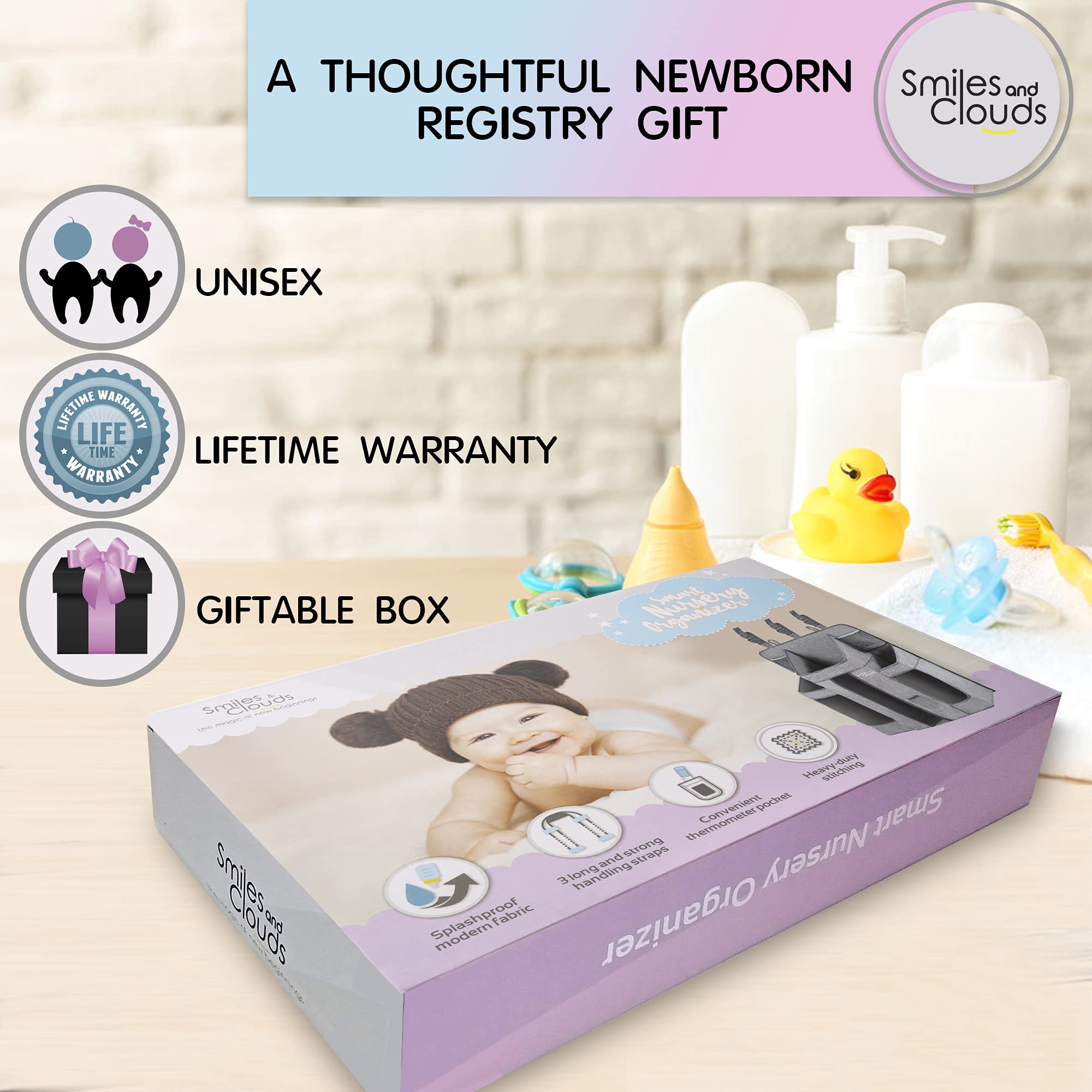 Buy Large Hanging Diaper Caddy Organizer Playard or Wall Diaper Stacker