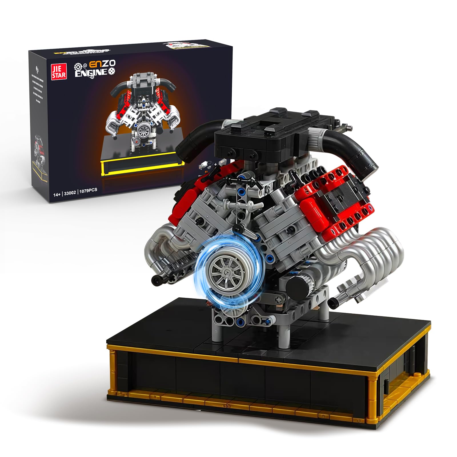 Amazon.com: NERCISU V8 Engine Building Set That Runs Smoothly