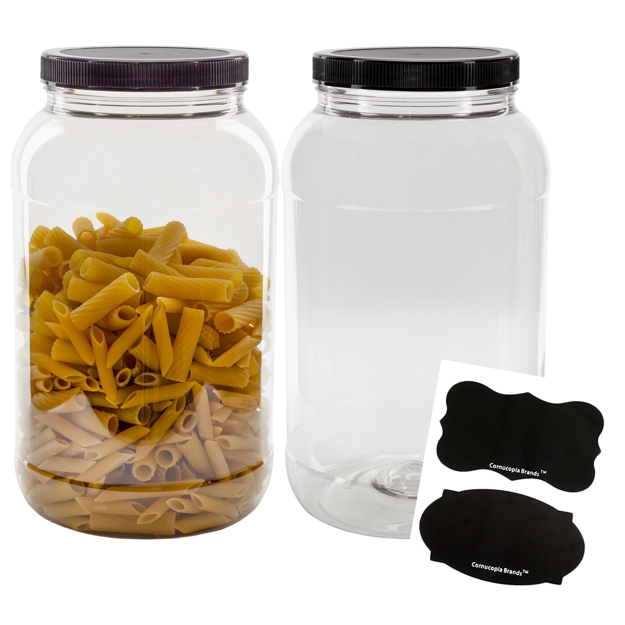 Amazon | Cornucopia Brandsのガロンプラスチックジャー(2個パック