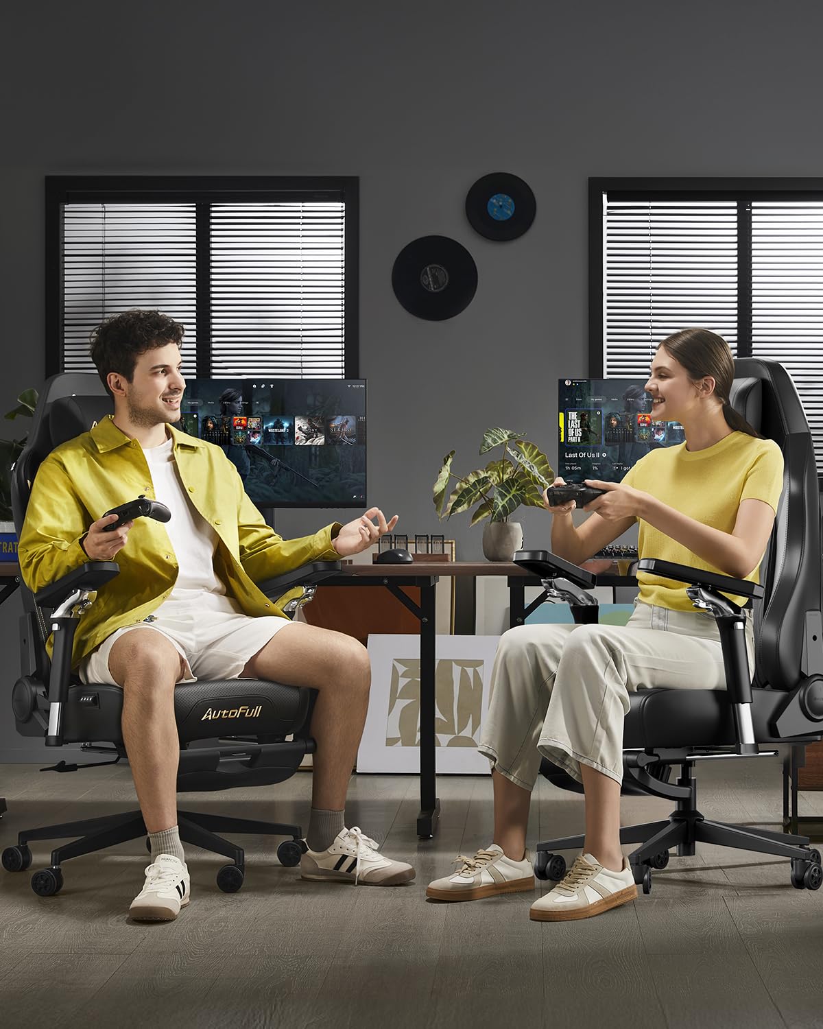AutoFull M6 Ultra 2.0 Chaise Gaming Ergonomique avec Double Massage | Double Massage Vibrant, Ventilation Active, Chauffage, Soutien Lombaire Dynamique. Partenaire officiel IEM & ESL 2026