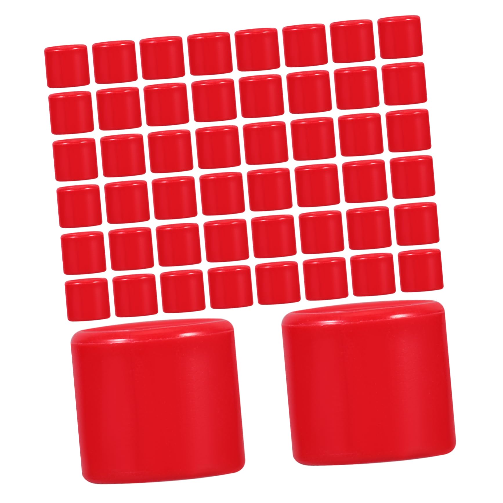 Kisangel 50pcs 8mm Pigeon Leg Identification Bands No Number Bird Leg Rings Solid Bird Bands