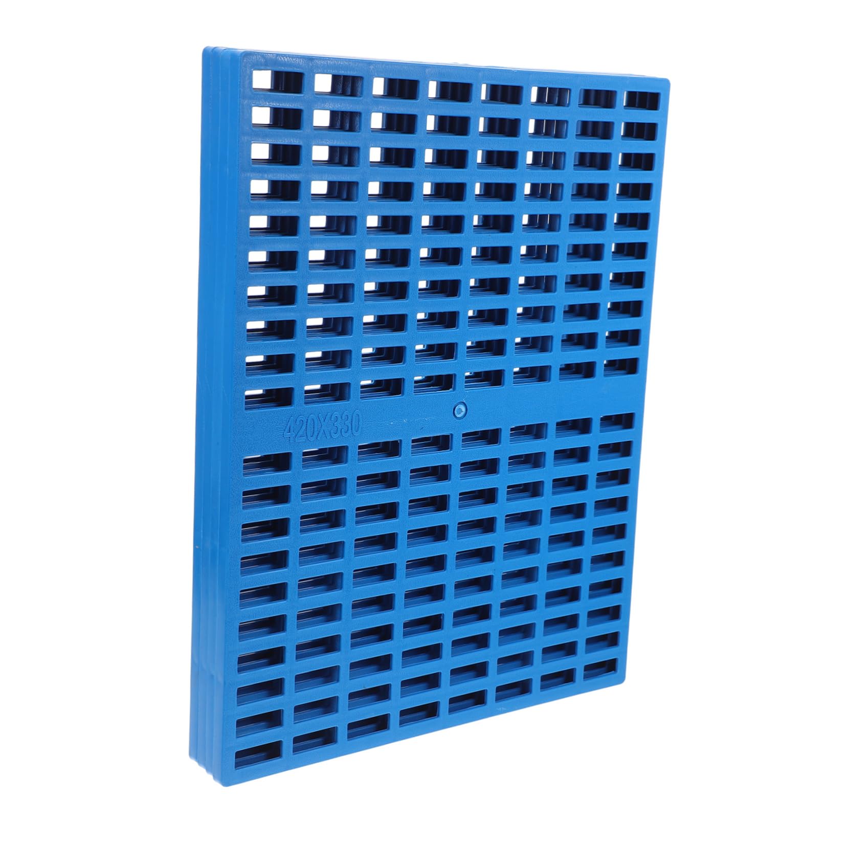 Sosoport Kunststoff Kaninchenkäfig Bodenmatte für 4 Stück Blau | Hasen Fußmatten, Kleine Käfigmatte für Kleintier Zubehör, Supple und High Strength
