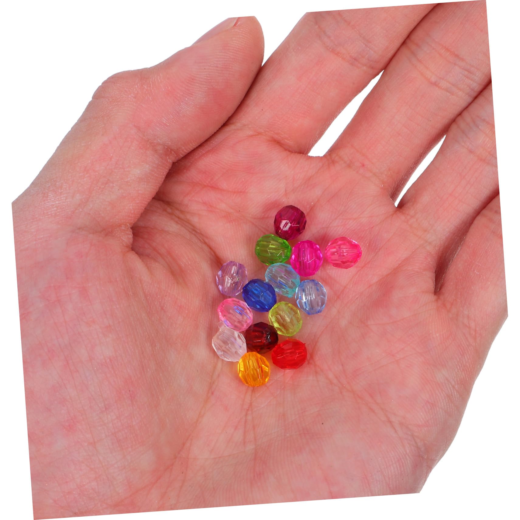 Perline Distanziatrici Sfaccettate In Acrilico Perline Sciolte Per La Creazione Di Braccialetti Per La Creazione