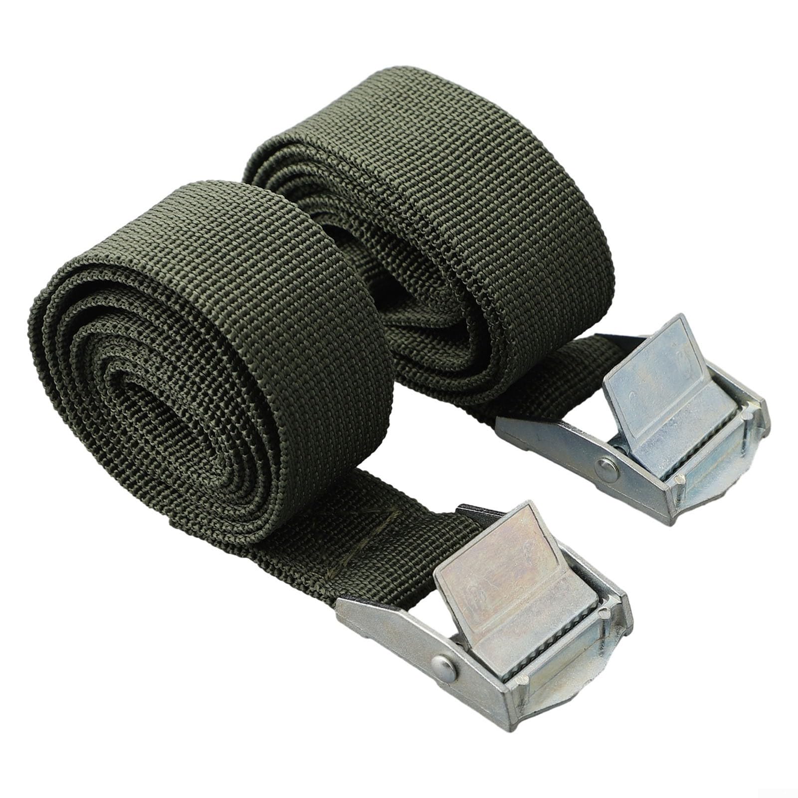 Ladungs-Zurrgurt, Hochleistungs-Ratschengurte, Sichern Sie Ihre Ladung mit 1 m x 25 mm Zurrgurten, 2er-Set, Klemmschnalle, hohe Tragkraft