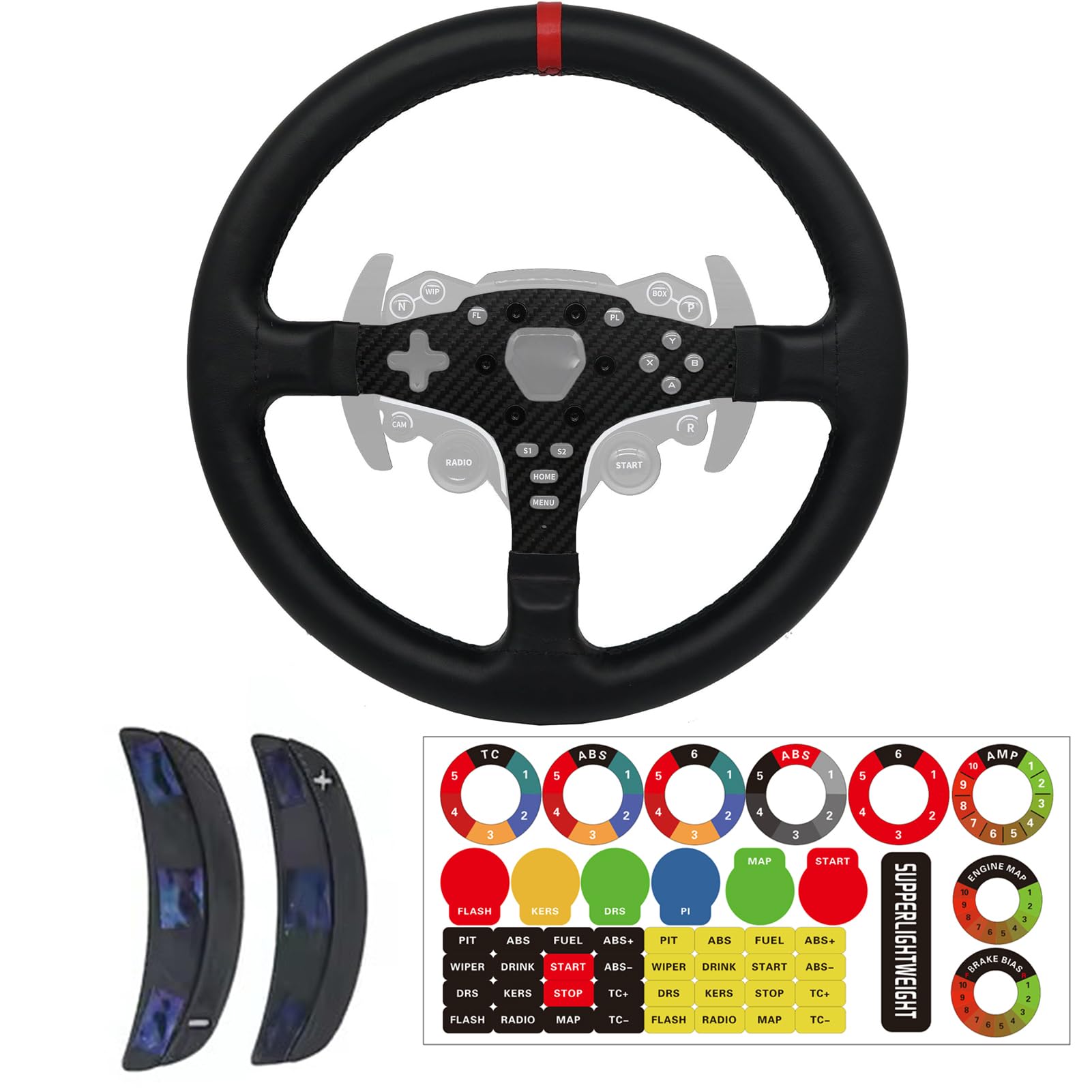 Amazon | MOZA R5/R3/ES/ESXバンドルゲームレーシングホイール用13