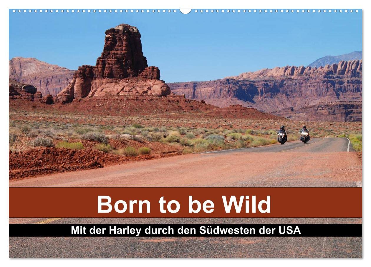 Calendrier 2026 moto Harley USA à offrir pour passionné de voyage
