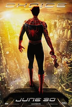 SPIDER-MAN 2 MOVIE POSTER 2 Sided ORIGINAL FINAL 27x40 TOBEY MAGUIRE KIRSTEN DUNST