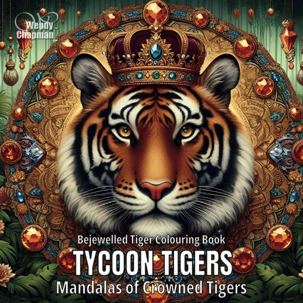 Tycoon Tigers: Mandalas of Crowned Tigers (Crowned Creatures)
