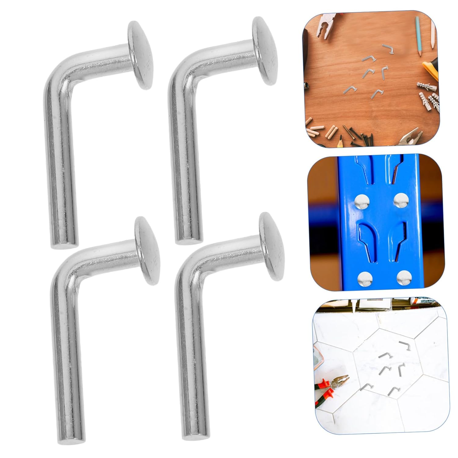 1000pcs Pallet Rack Drop Pin Safety Bolt Heavy Duty Galvanized for Warehouse and DIY Shelving Projects for Reliable Beam Support and Easy Installation