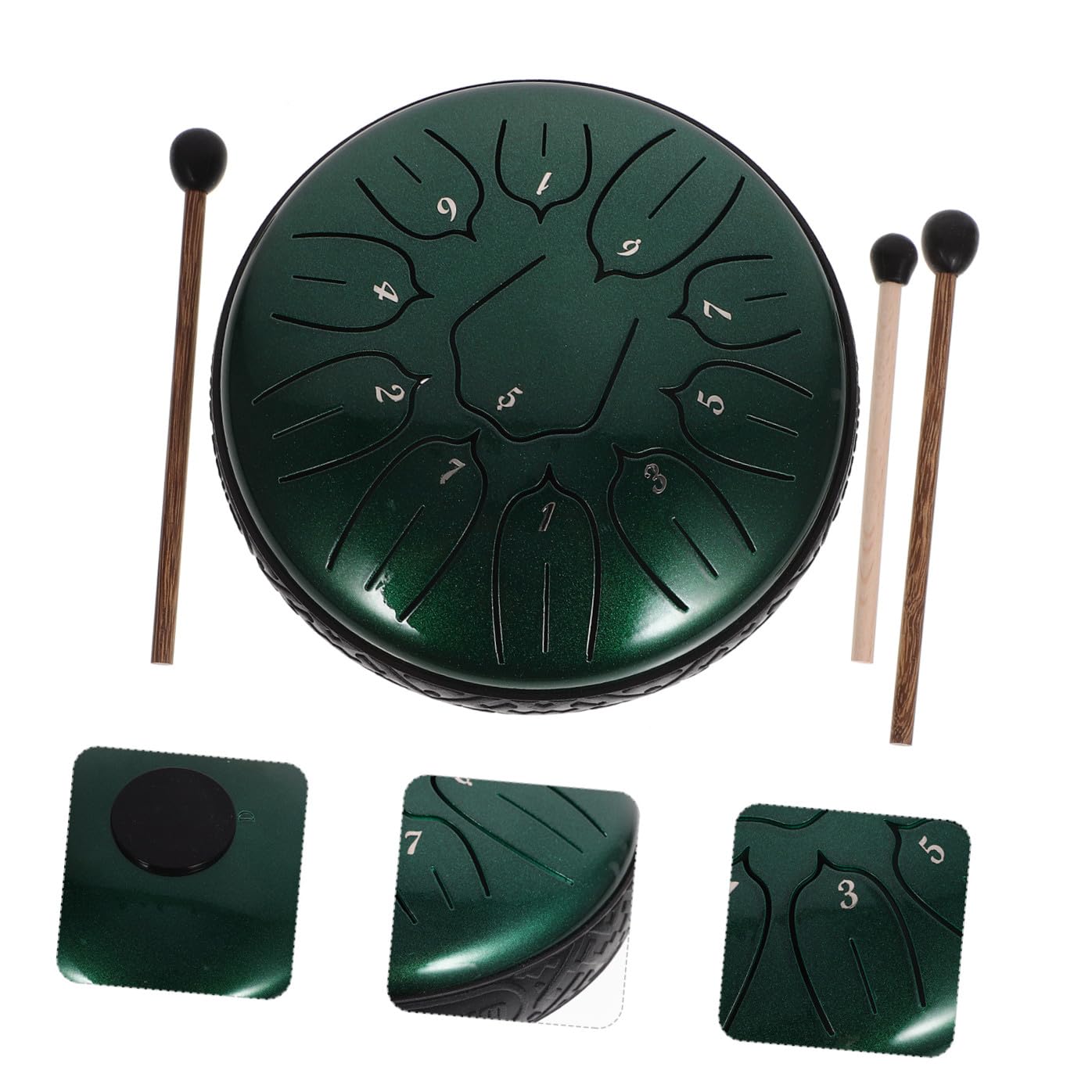Alipis Trommel Zarte Stahlzungentrommel Kinderinstrument Geschenkidee Schickes Instrument Musikinstrumente Zungentrommel Schlaginstrument Ätherische Trommel