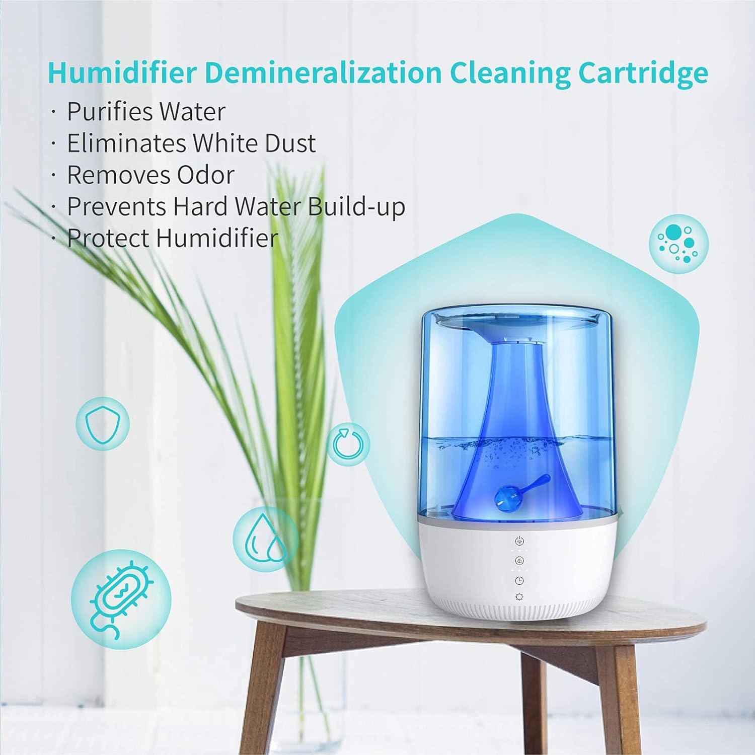 Leemone Humidifier Cleaner 12 Pack ，Demineralization Cleaning Ball，Works in All humidifiers and Fish Tanks，Purifies Water, Prevents Hard Water Build-Up，Eliminates White Dust and Odor… : Home & Kitchen