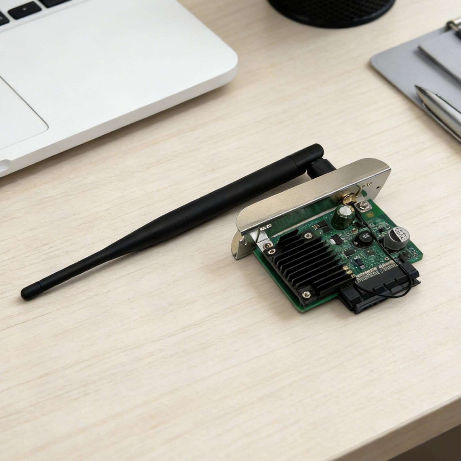 Modulo WiFi per scheda di rete wireless Zebra ZT510 ZT610 ZT421 ZT620 P1083320-037A Scheda di rete wireless Scheda LAN interna Scheda PCB Alloggiamento in metallo verde Parte di ricambio ad alta