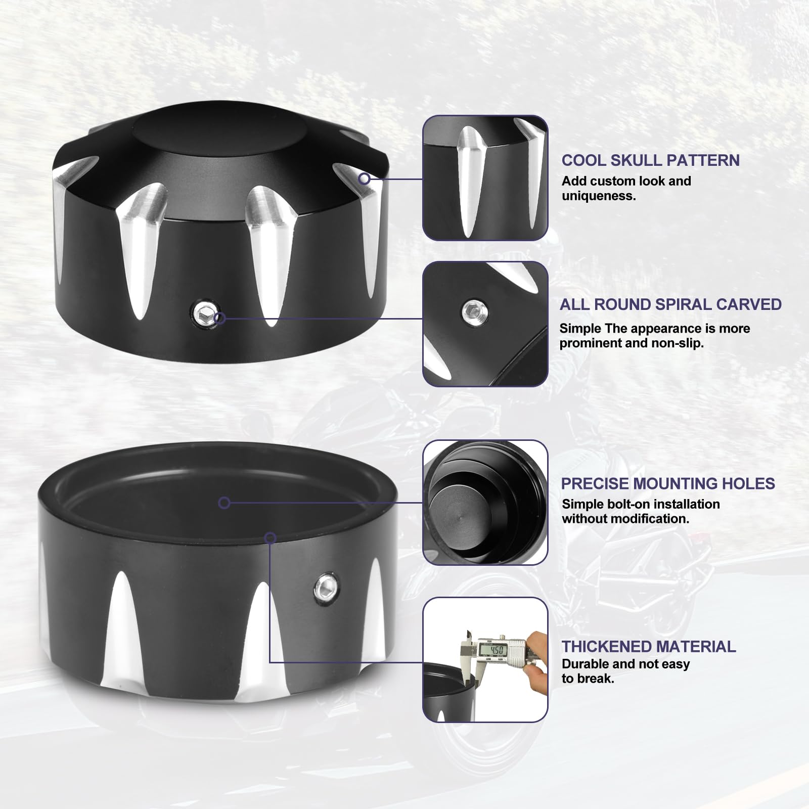 Amazon | Hutexico フロントアクスルカバー ナット Can Am Spyder