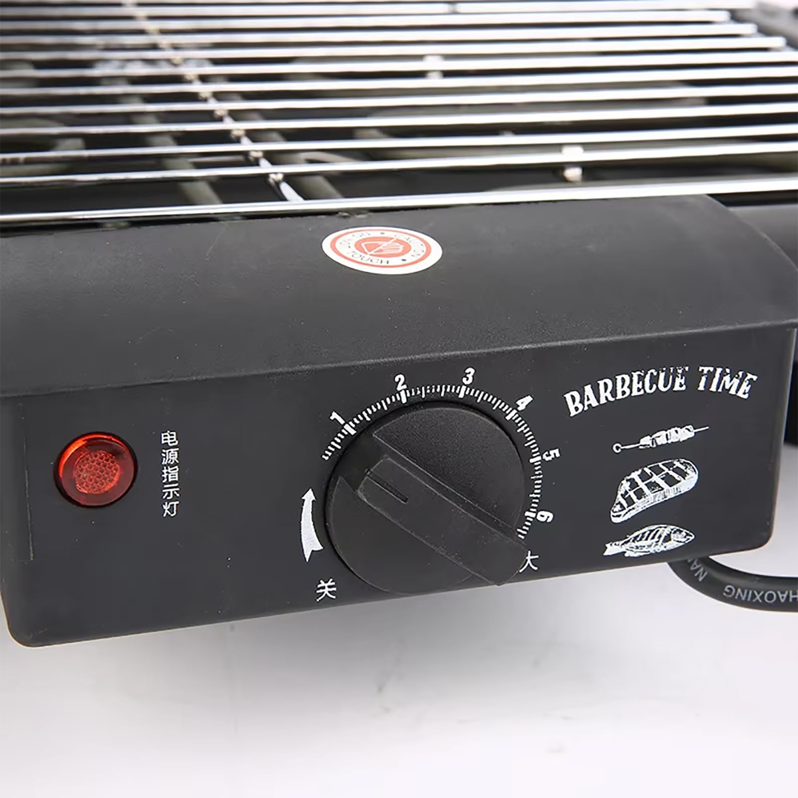 Elektryczny Grill, Bezdymna, Nieprzywierająca Płyta Do Grillowania Na Stole Z Wyjmowaną Tacką Ociekową, 7-stopniowa Regulacja Temperatury, Powłoka I Łatwe Czyszczenie