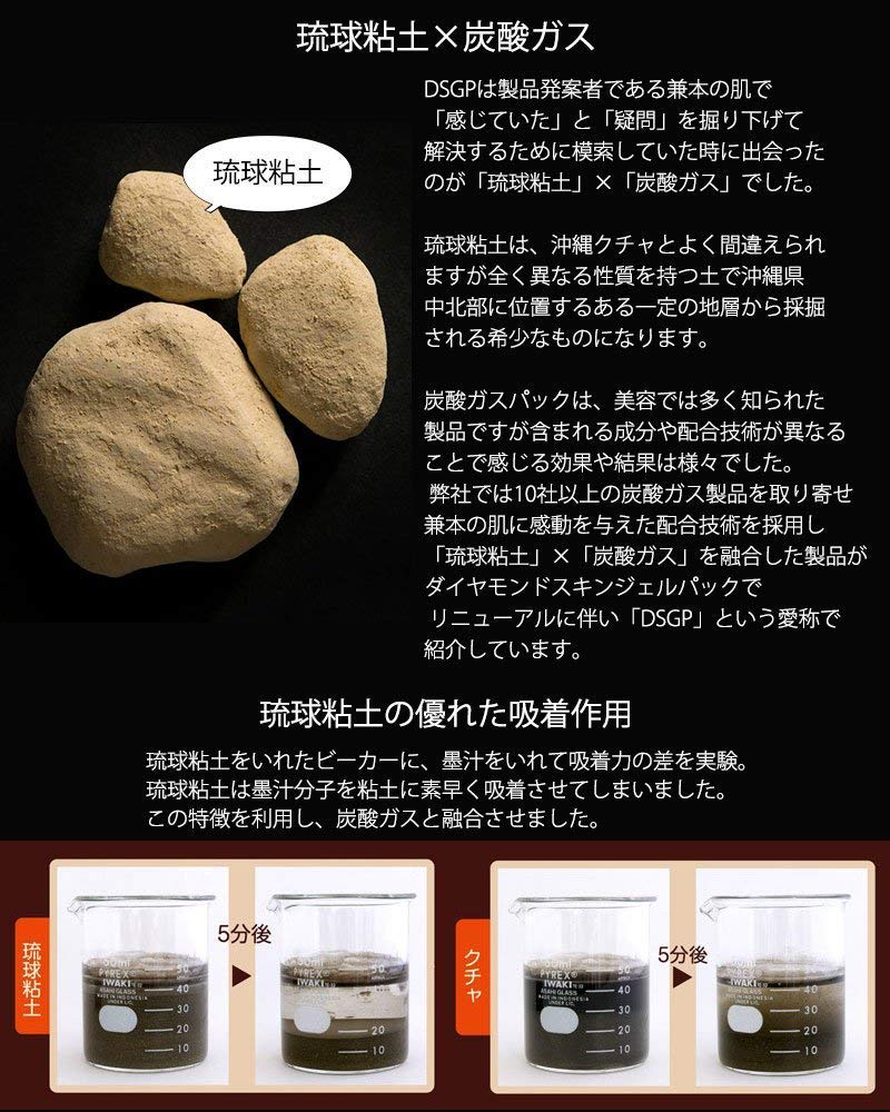 Amazon.co.jp: ダイヤモンドスキンジェルパック×1箱 (8回分) 1回の