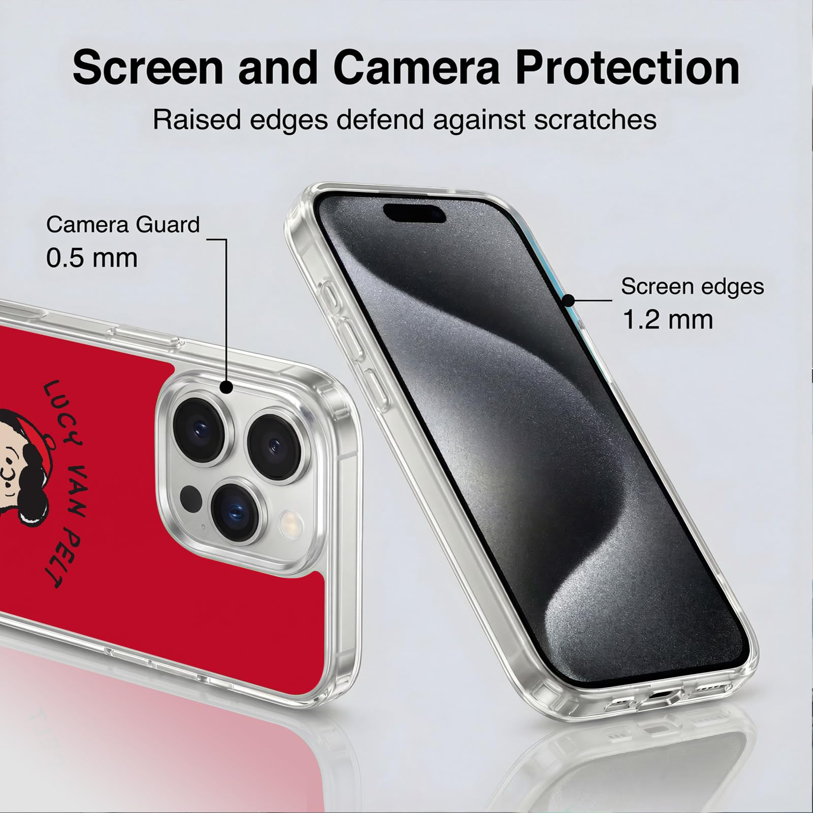 Head Case Designs Licenza Ufficiale Peanuts Lucy Van Pelt Personaggi Custodia in Gel [Protezione di Grado Militare] Compatibile con Apple iPhone 15 PRO Max E Compatibile con MagSafe