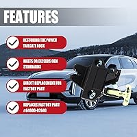 Vista 2 de Reemplazo del conjunto del actuador de la cerradura de la puerta del pestillo del maletero para el compartimiento de equipaje Toyota Corolla