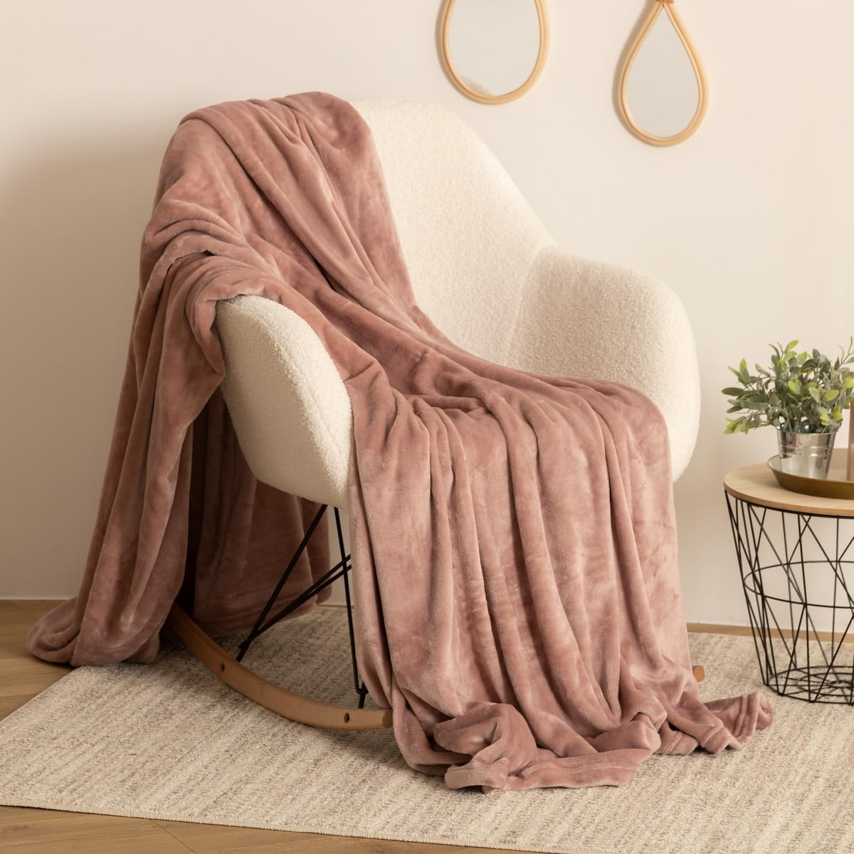 Atmosphera - Lancio in microfibra grigio 180x230cm | Leroy Merlin