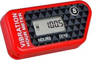 Runleader Digital Wireless Hour Meter,Vibration Operation for Golf Cart Tractor Generator Compressor Chainsaw Motorcycle Pressure Washer and Gas/Diesel Powered Machine. (016B-B1-RD) Brand: Runleader