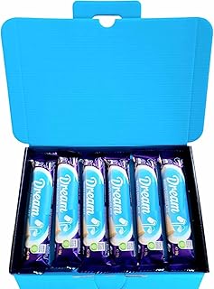 Dream White Chocolate Bar 50g x6 | Retro Rare UK 80\'s 90\'s Sweets | Australian Chocolate Lolly Candy Sweets | CANDYPLANET