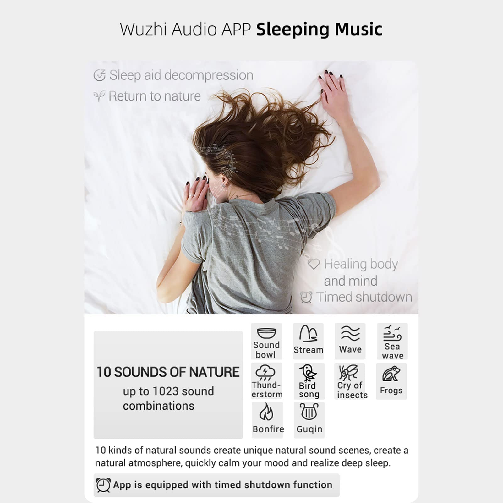 Septpenta Placa de Amplificador de Audio Bluetooth Tb21s de 2.1 Canales, Volumen Ajustable Individualmente, Rango de Ajuste de Cobertura Completa, Funciones Múltiples, 10 Tipos de Sonido Natural