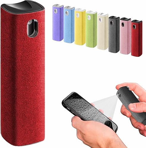 IO CLEAN Mini spray limpiador de pantalla Limpiador de pantalla a prueba de dedos para teléfonos inteligentes, iPads, MacBooks, laptops, pantallas