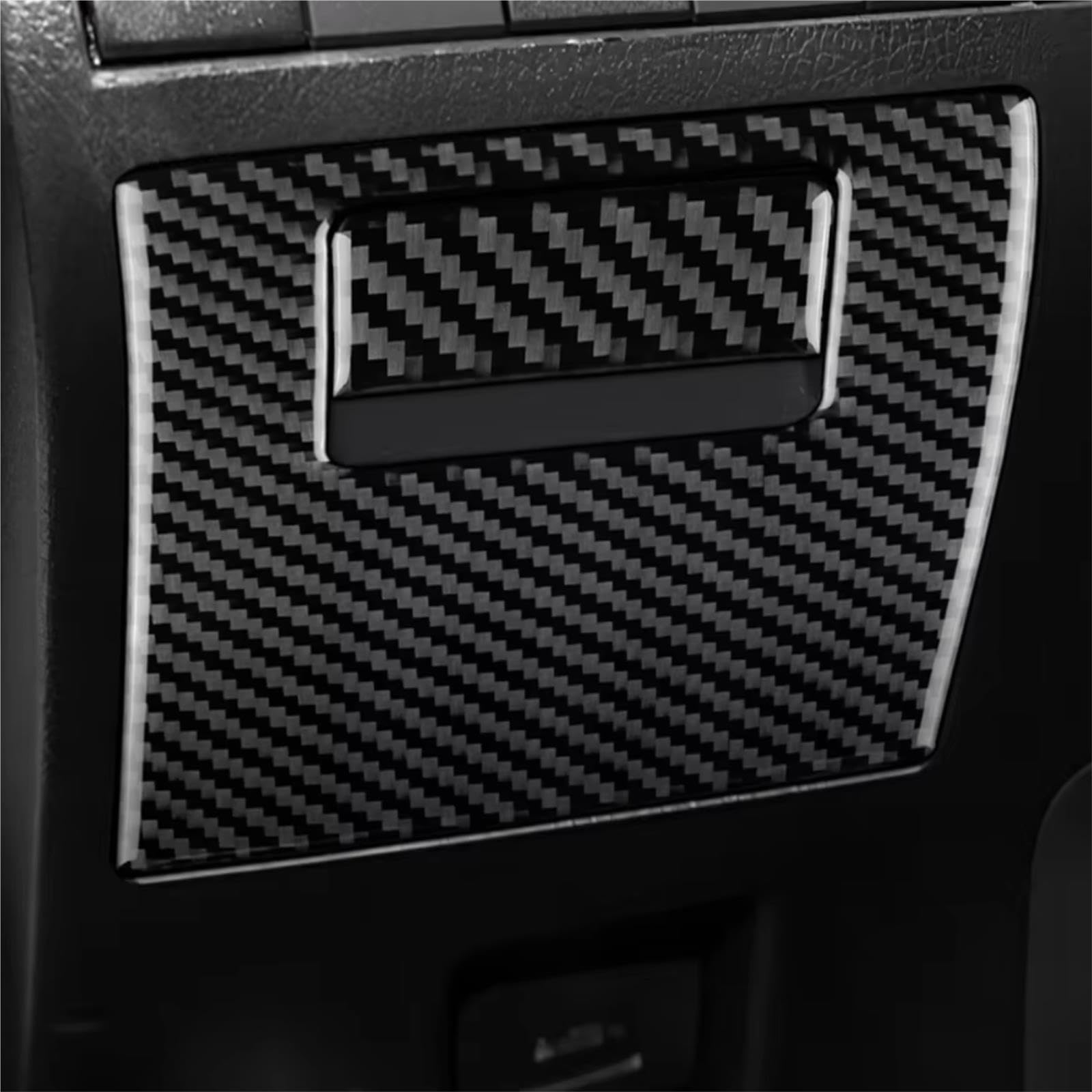 Adesivi Per Pulsanti Auto Per Toyota Per Camry Adesivo Interni Auto | Per 2018 2019 2020 2021 2022 2023 2024 Maniglia Scatola Immagazzinaggio Conducente Pannello Rivestimento(Black,Model 1)
