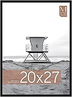 Vista 17 de MCS Foundation - Marco para póster de 18 x 24 pulgadas, color negro tradicional, vertical y horizontal, para colgar en la pared, marco grande