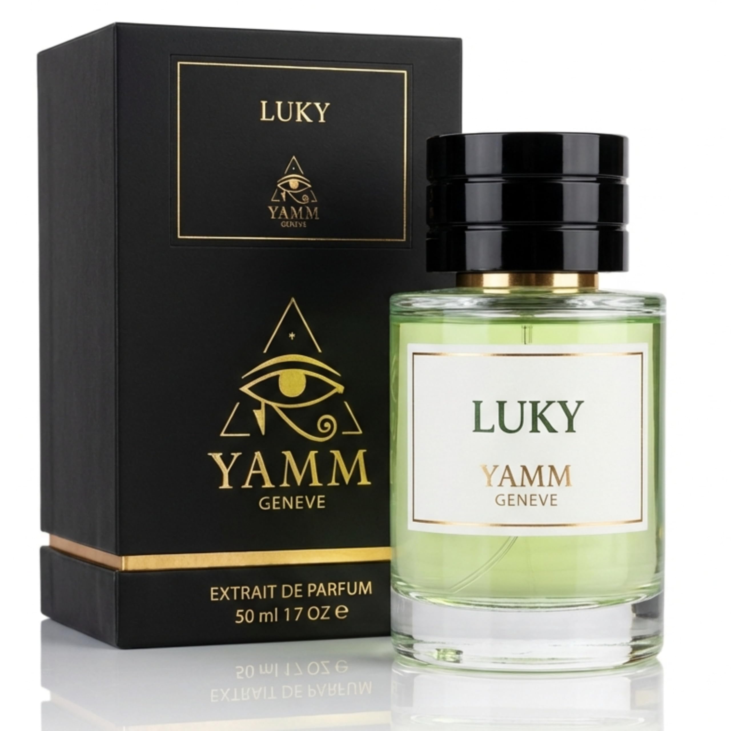 Luky | Estratto di profumo 50 ml | Profumo misto uomo e donna | Mughetto, fiori bianchi e note ozonizzate | fresco, pulito e luminoso | lusso e lunga tenuta