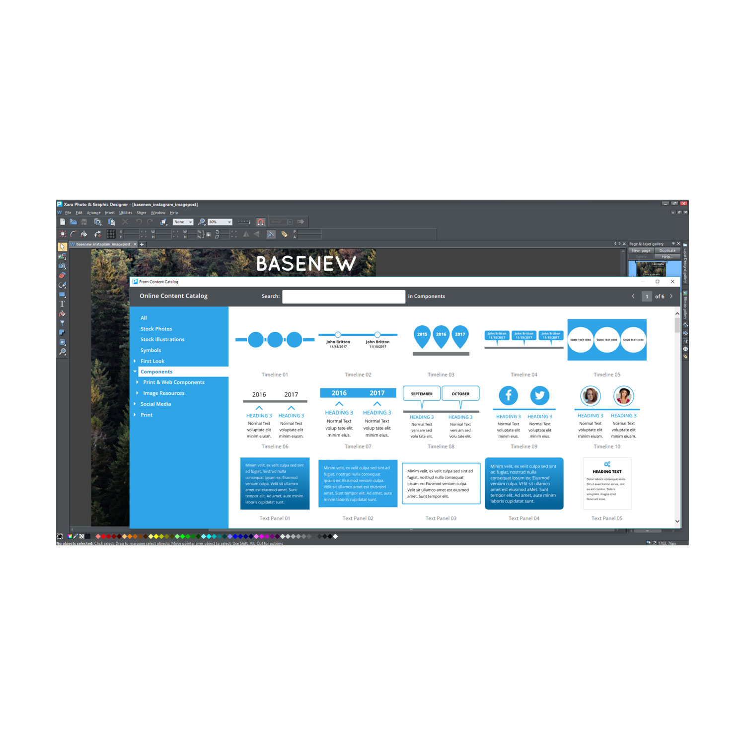 MAGIX Photo & Graphic Designer 15 Grafikdesign Bildbearbeitung Illustrationen Software Download