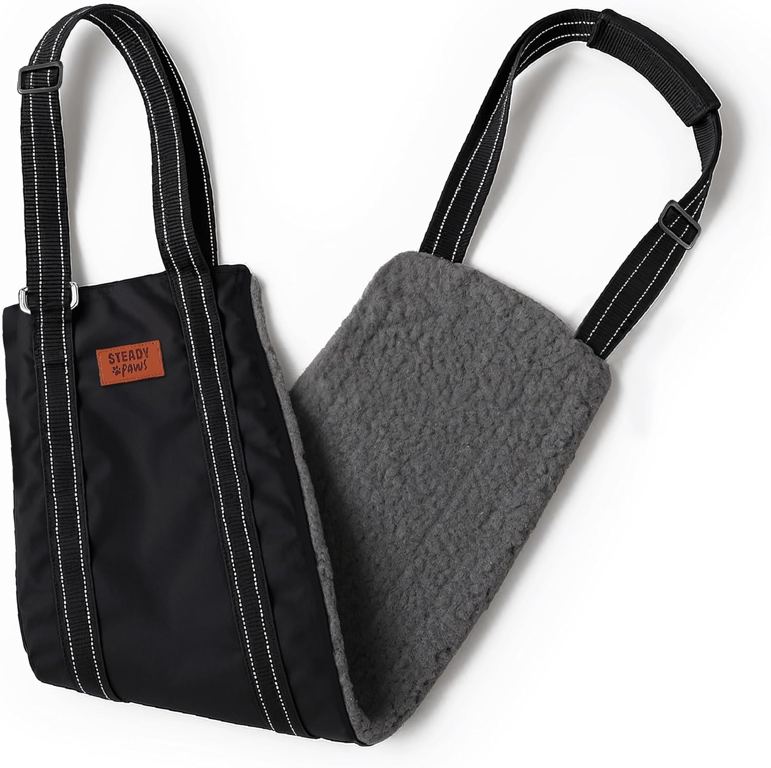 Dog Lifting Harness - Mobility Sling for Weak Back Legs - Rear Support with Soft Fleece Pad, Adjustable Straps & Padded Handle for Recovery & Senior Dogs - Machine Washable (Size XL)