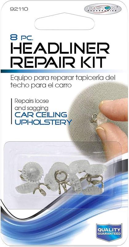 Kit de Reparo do Forro do Teto Custom Accessories 92110 para Carros, Caminhões e Jeeps – 1 unidade