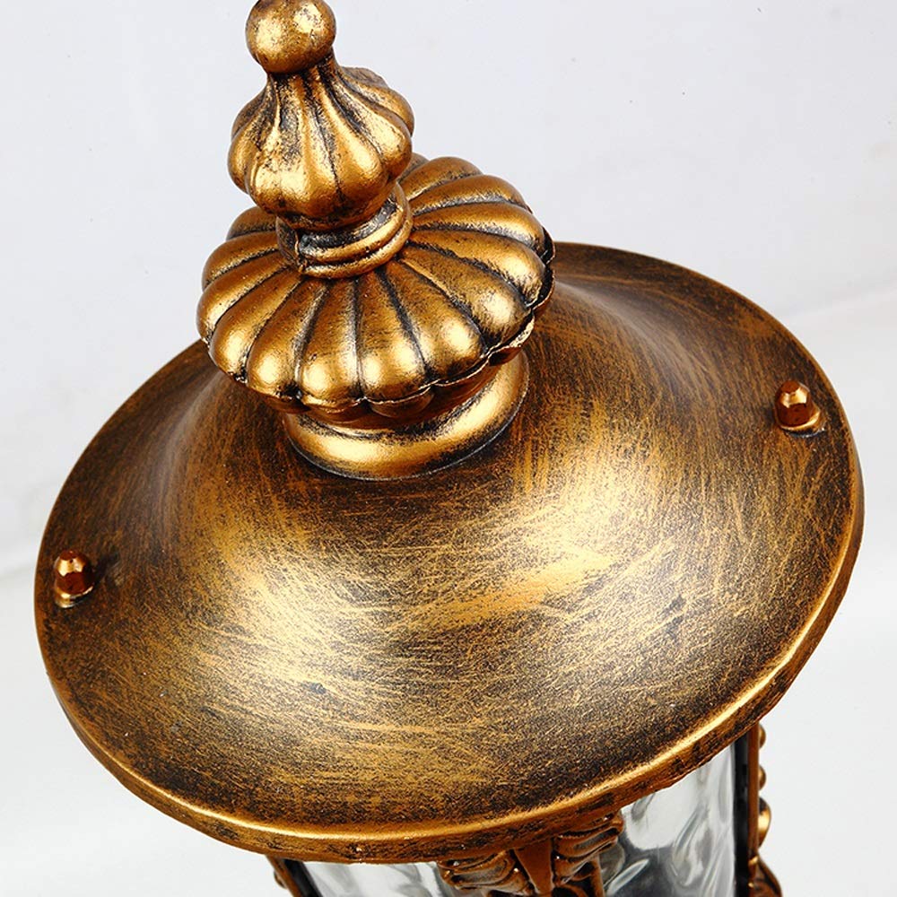 Lampadaire sur mât en Bronze Style rétro, étanche IP55, pour Cour, Villa, extérieur, résistant à la Rouille, éclairage de pelouse, allée, Jardin, Sentier, culot E27, STA,Height-170cm