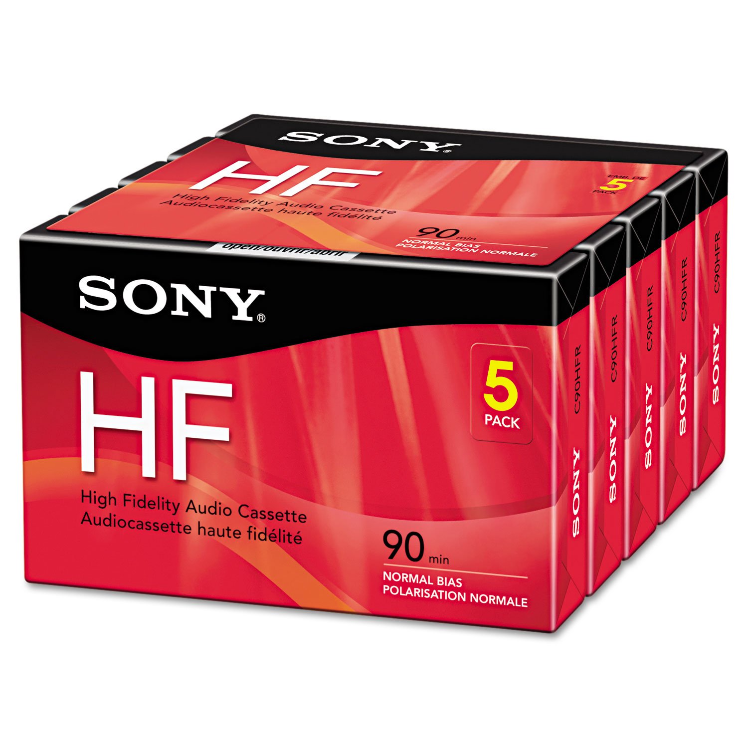 Amazon.com: Sony 5C90HFR 90-Minute HF Cassette Recorders 5-Brick