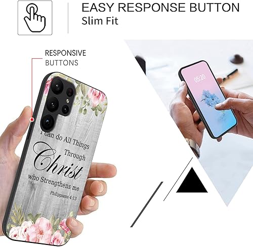 Miniatura 2 de Rossy Funda para Galaxy S23 Ultra para Samsung S23 Ultra, delgada, ligera, suave, de goma de silicona de TPU, a prueba de golpes, funda de